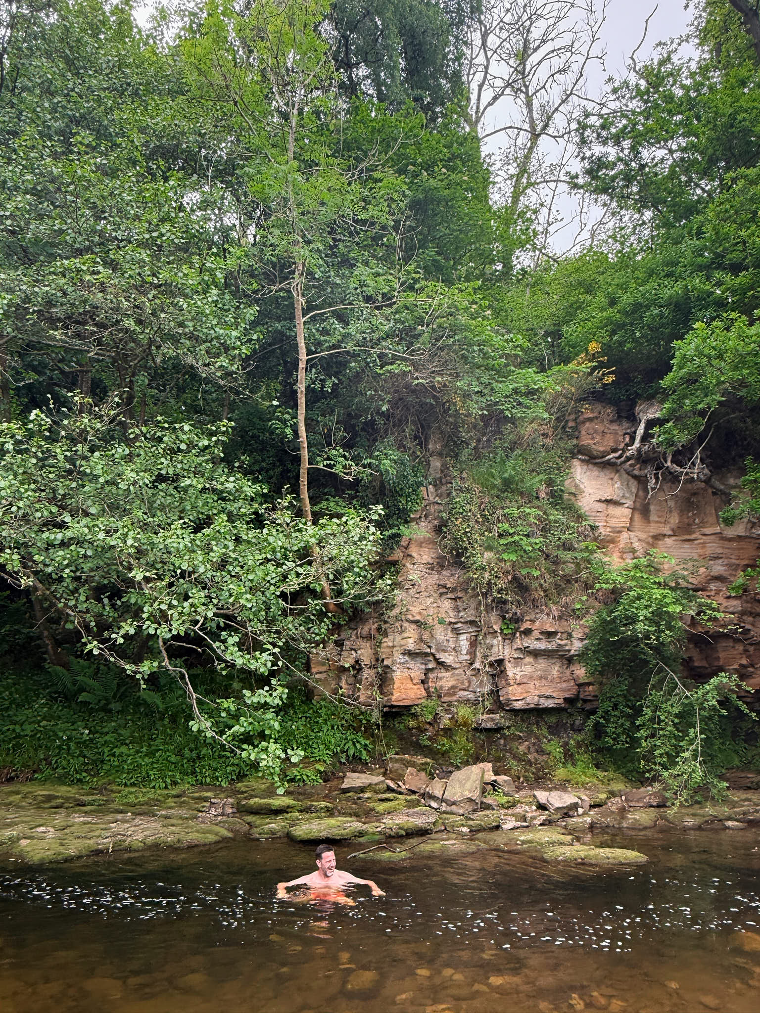 wild swimming in northumberland