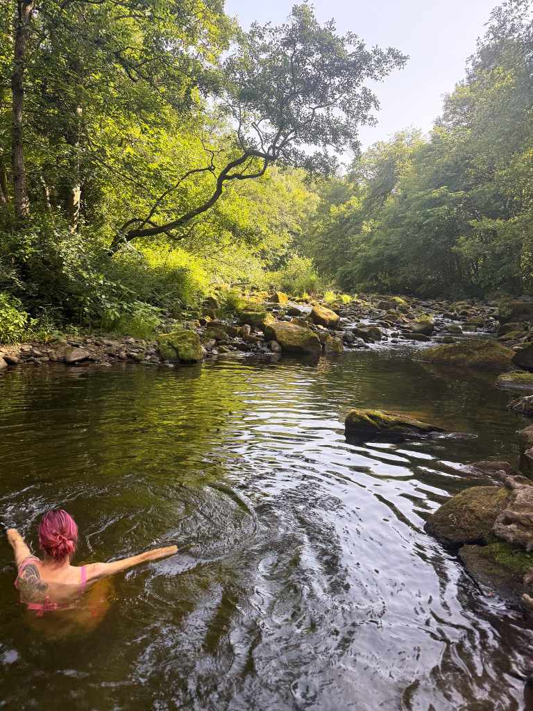 wild swimming in northumberland