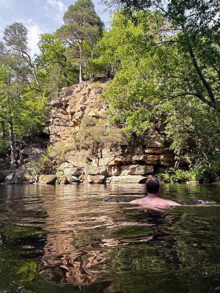 wild swimming in northumberland