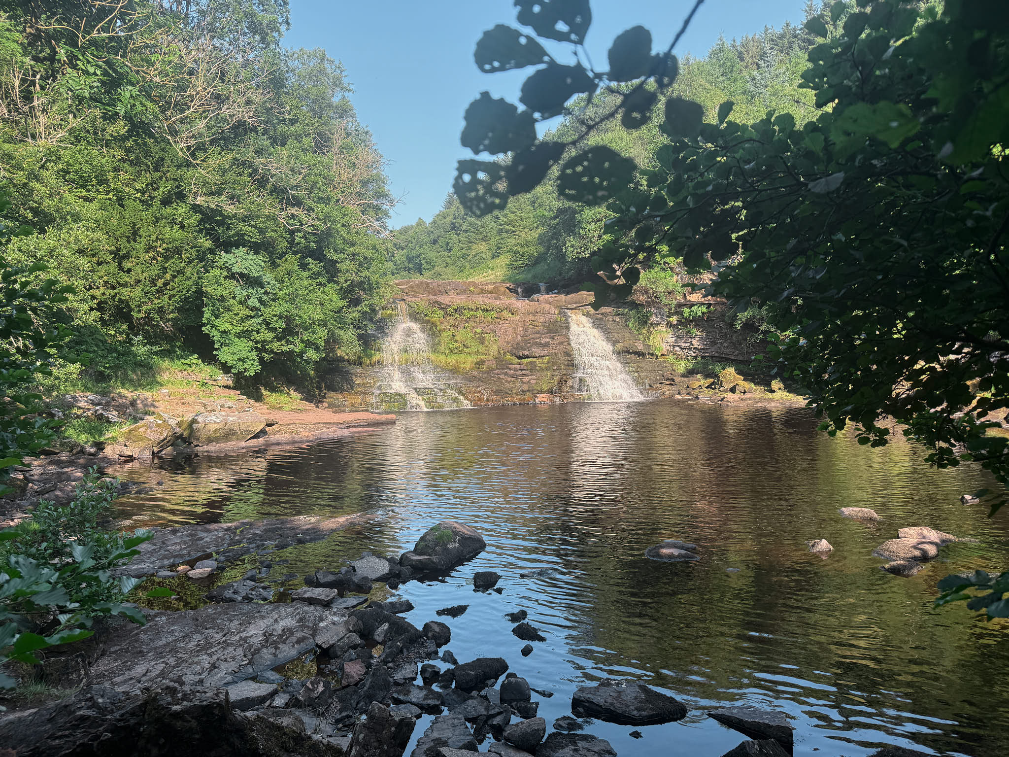 wild swimming in northumberland