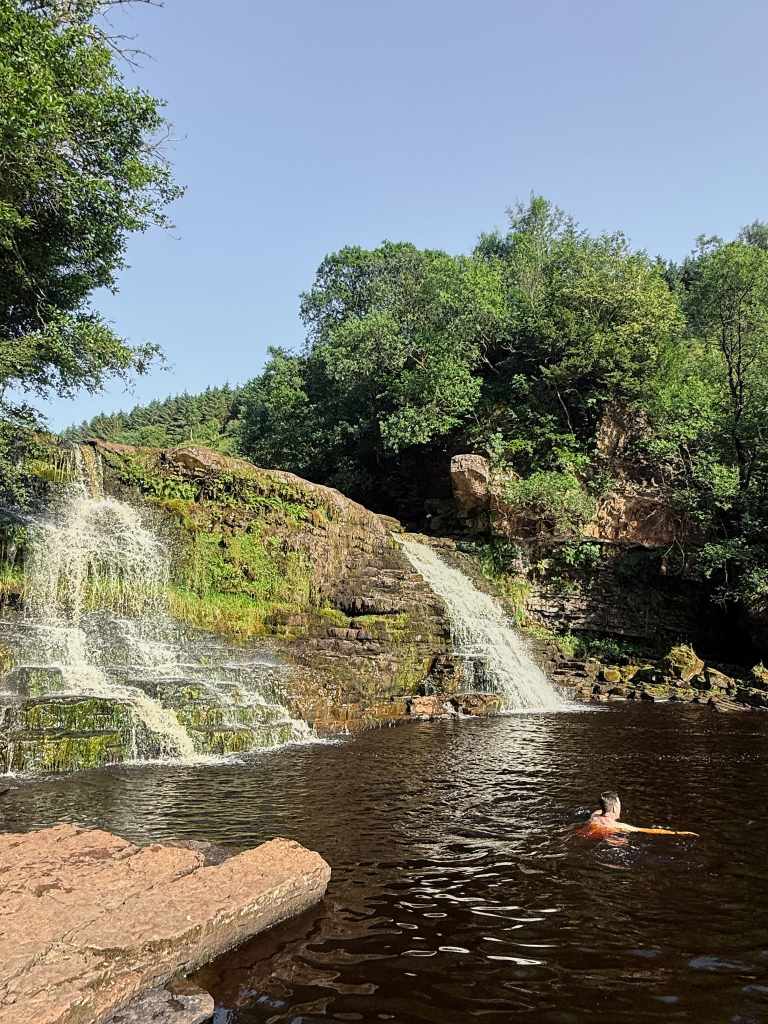 wild swimming in northumberland